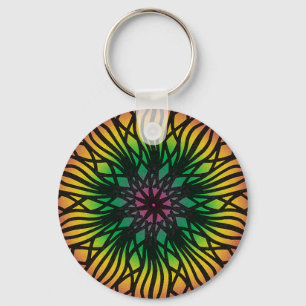 Mandala Key Ring