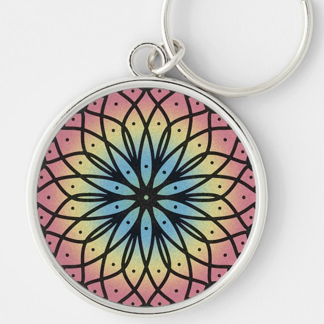 Mandala Key Ring (Front)