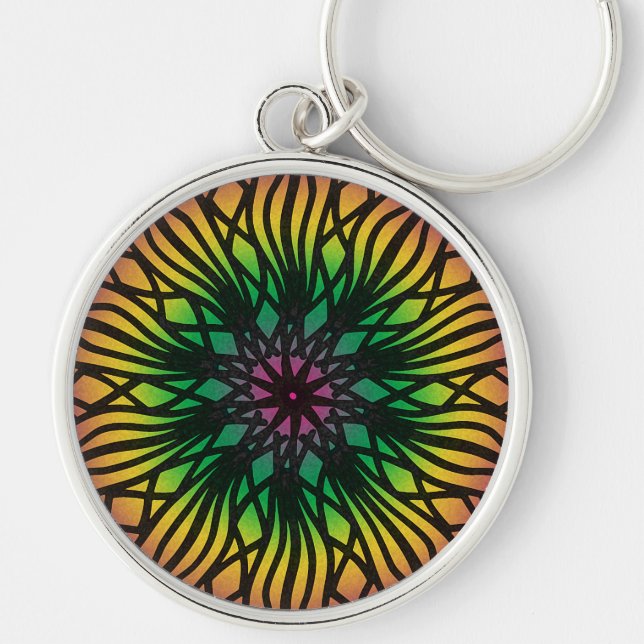 Mandala Key Ring (Front)