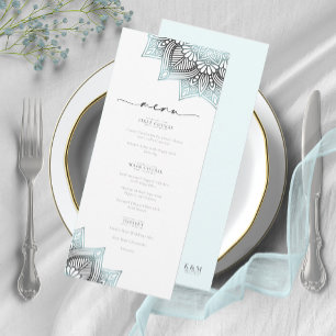 Mandala Lace Rev Wedding Lt. Blue V2 ID968 Menu