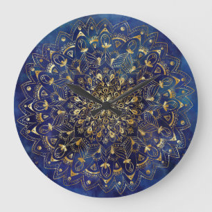 mandala large clock