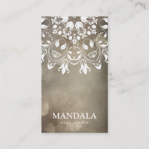 MANDALA LOGO CUSTOMIZED YOGA  INSTRUCTOR BUSINESS CARD