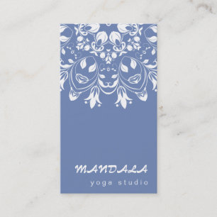 MANDALA LOGO CUSTOMIZED YOGA  INSTRUCTOR BUSINESS CARD