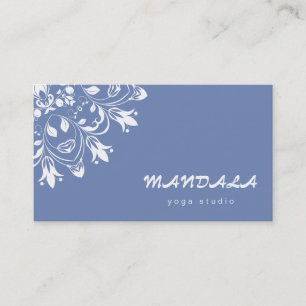 MANDALA LOGO CUSTOMIZED YOGA  INSTRUCTOR BUSINESS CARD