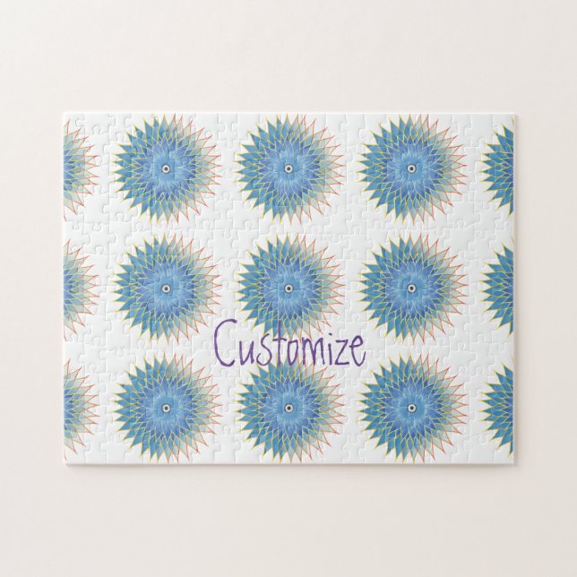 Mandala Lotus Blossom Thunder_Cove Jigsaw Puzzle (Horizontal)