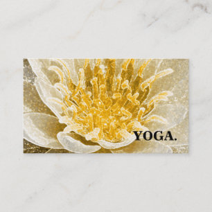 MANDALA LOTUS CUSTOMIZED YOGA  INSTRUCTOR BUSINESS CARD