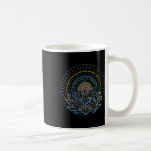 Mandala Lotus Flower Yoga Coffee Mug