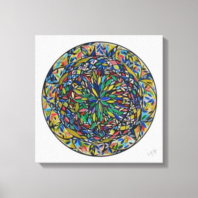 Mandala Lumina Canvas Print (Front)