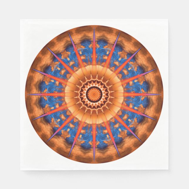 Mandala Luncheon Napkin (Front)