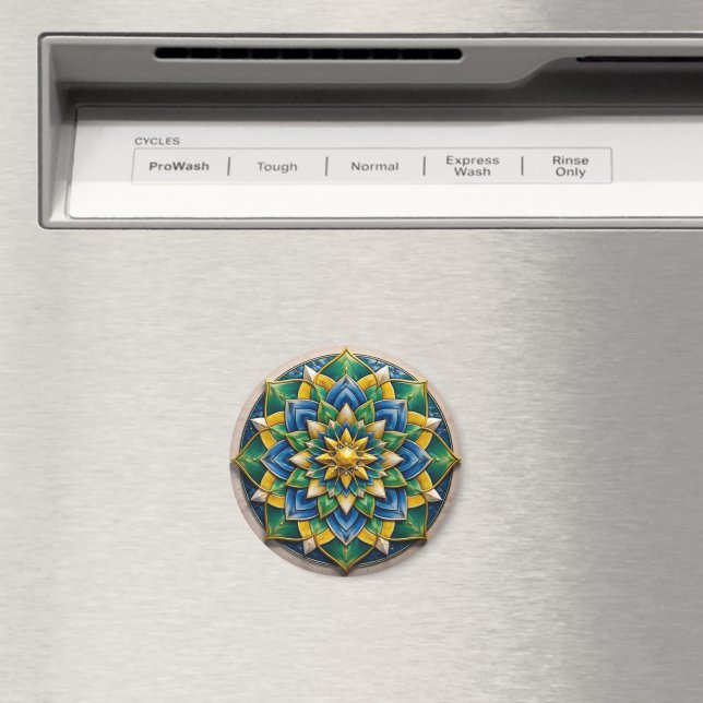 Mandala Luxe Keychain - 01 Magnet (In Situ (Dishwasher))