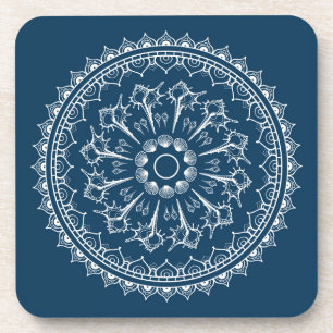 Mandala Made Of Seashells Coaster