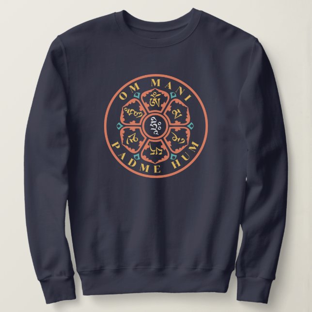 Mandala Mantra Sweatshirt (Design Front)