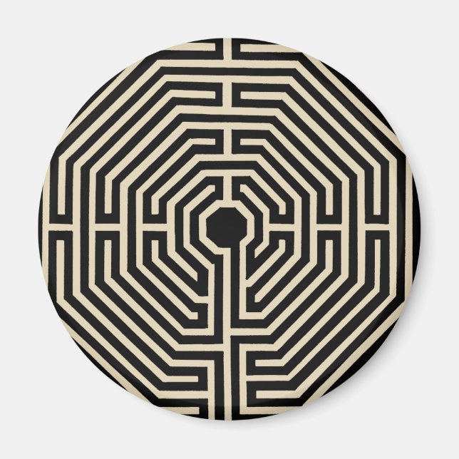 mandala maze magnet (Front)