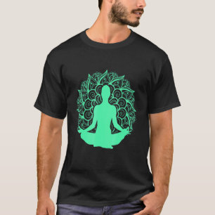Mandala Meditation Namaste Yoga Art Spiritual Medi T-Shirt