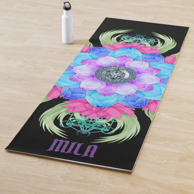 Mandala meditation yoga mat (In Situ)