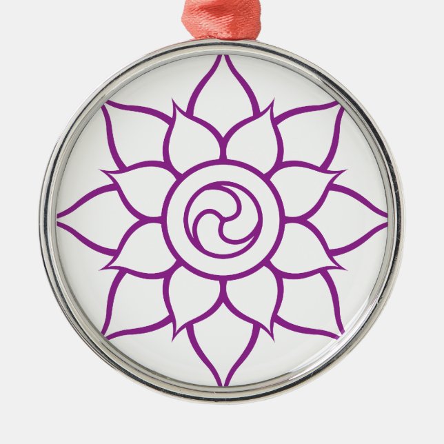 Mandala Metal Tree Decoration (Front)