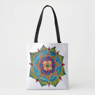 Mandala Mind All-Over-Print Tote Bag