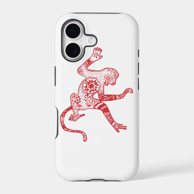 Mandala monkey iPhone SE + iPhone 5/5S (Back)