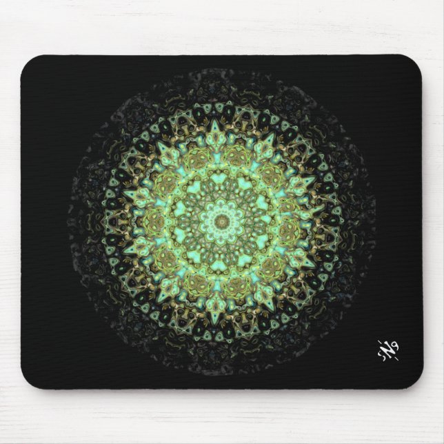 Mandala monsters mouse mat (Front)