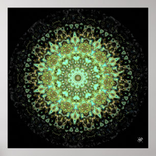 Mandala monsters poster