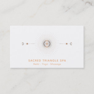 *~* Mandala Moon Alchemy Shaman Sacred Geometry Business Card