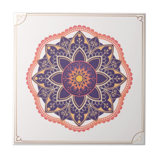 Mandala/Moroccan Tile Pattern  (Front)