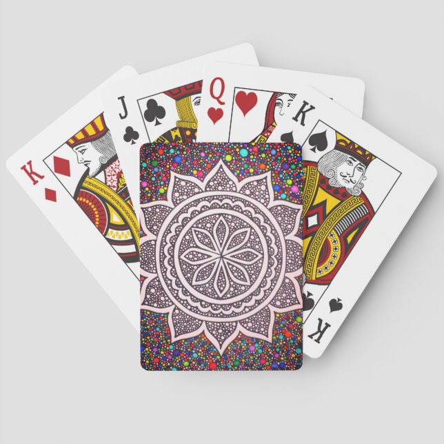 Mandala Mosaic 2025 Playing Cards (Back)