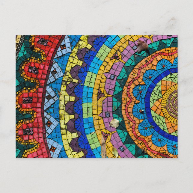 Mandala Mosaic Monte Verità Switzerland Postcard (Front)