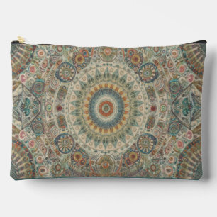 Mandala Mosaic Zippered Pouch