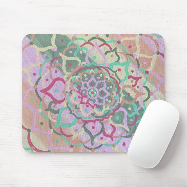 Mandala Mouse Pad (With Mouse)