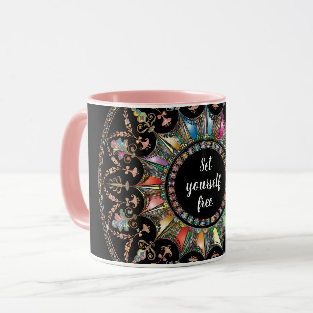 Mandala   mug (Front Left)