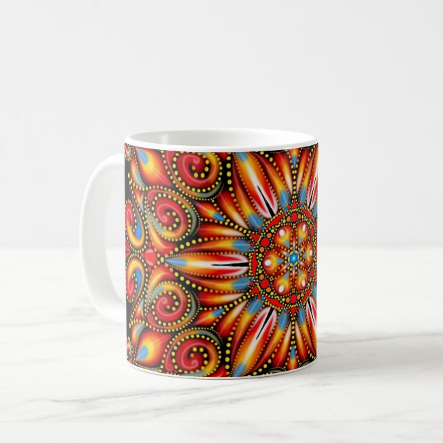 Mandala mug 1 (Front Left)