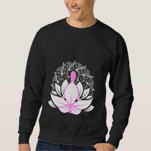 Mandala Namaste Meditation Yoga Spiritual Art Chak Sweatshirt