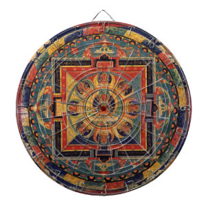 Mandala of Amitayus. 19th century Tibetan school Dartboard