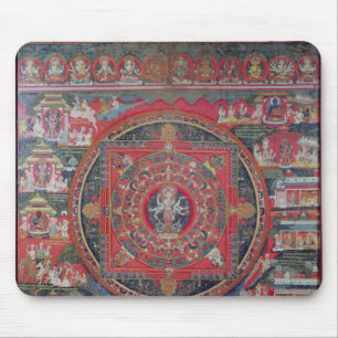 Mandala of Amoghapasa Mouse Mat