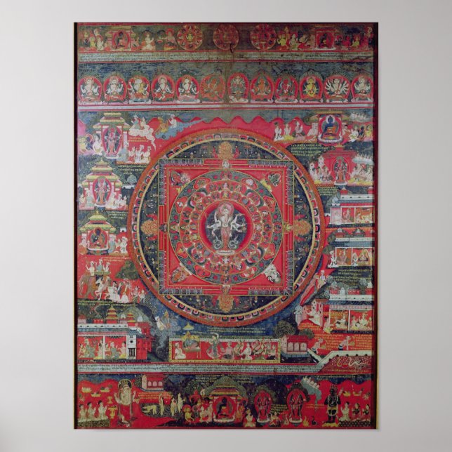 Mandala of Amoghapasa Poster (Front)