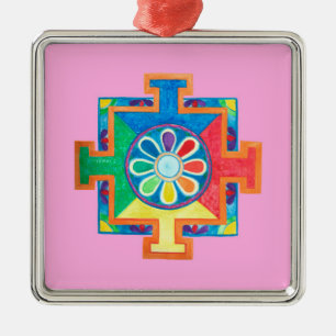 Mandala of Creation Metal Tree Decoration