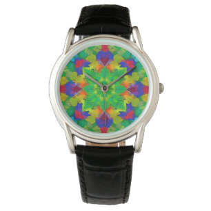 Mandala of forest foliage watch