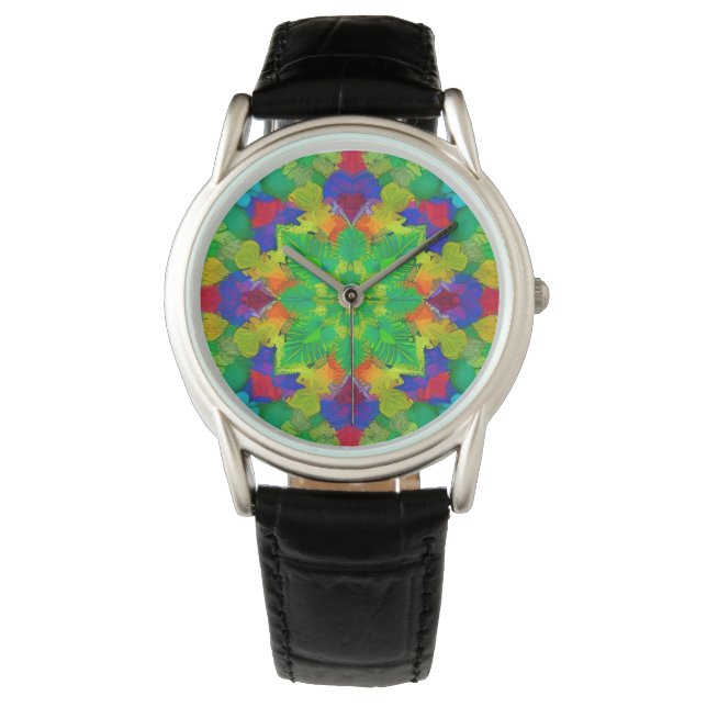 Mandala of forest foliage watch (Front)