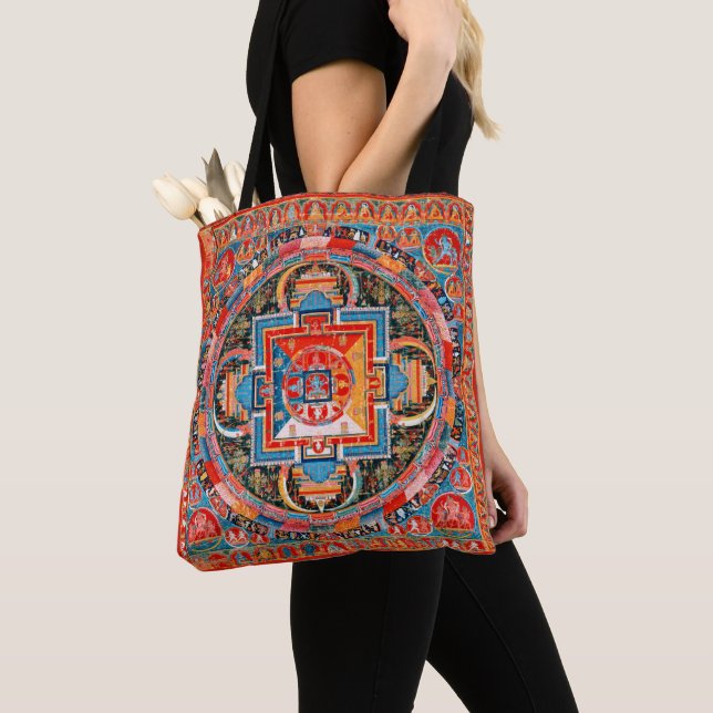 Mandala of Jnanadakini Tote Bag (Close Up)