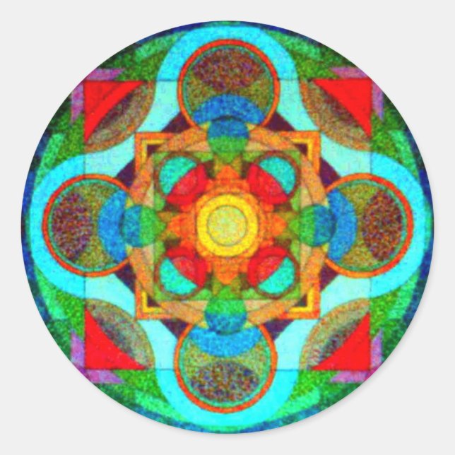 Mandala of Positive Energy Sticker (Front)