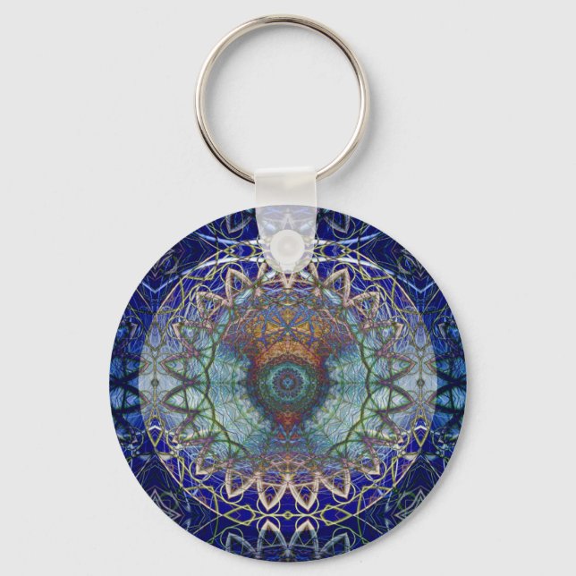 Mandala of the Noedic Web  Keychain (Front)