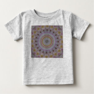 Mandala Of Yellow Roses Baby T-Shirt