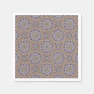 Mandala Of Yellow Roses Napkin