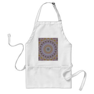 Mandala Of Yellow Roses Standard Apron