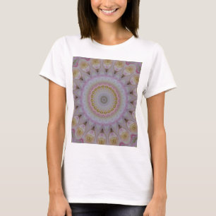 Mandala Of Yellow Roses T-Shirt