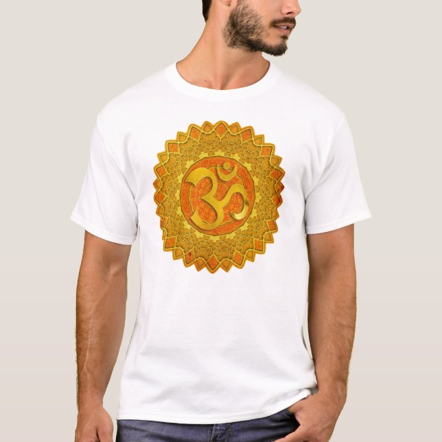 MANDALA OM - orange T-Shirt (Front)