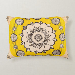 Mandala Ornamental: Ethnic Style Design. Decorative Cushion