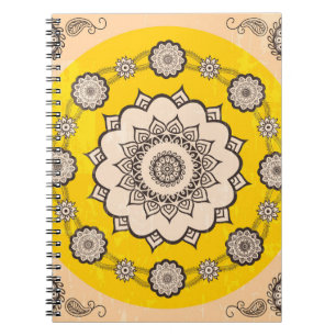 Mandala Ornamental: Ethnic Style Design. Notebook