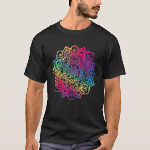 Mandala Outfi Hippie Boho Yoga Mantra Om Meditatio T-Shirt
